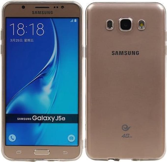Samsung Galaxy J5 2016 Cover Hoesje Transparant