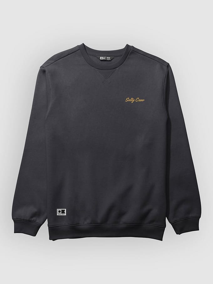 Salty Crew Worn In Crew Sweater zwart