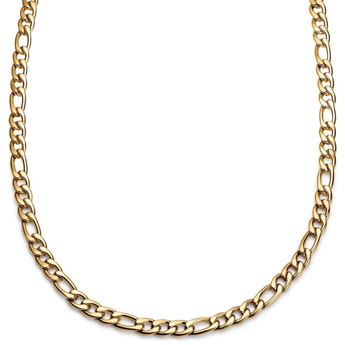 Essentials | 10 mm Goudkleurige Ketting met Figaro Schakels