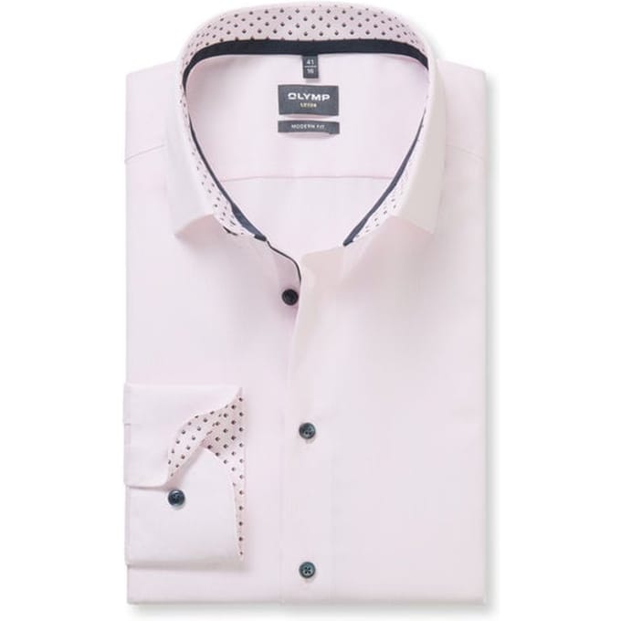 OLYMP Luxor Overhemd, Modern Fit, New Kent, Roze