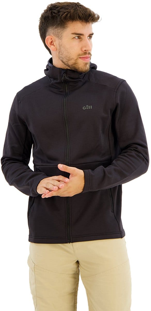 Gill Quest Fleece Met Halve Rits Zwart L Man