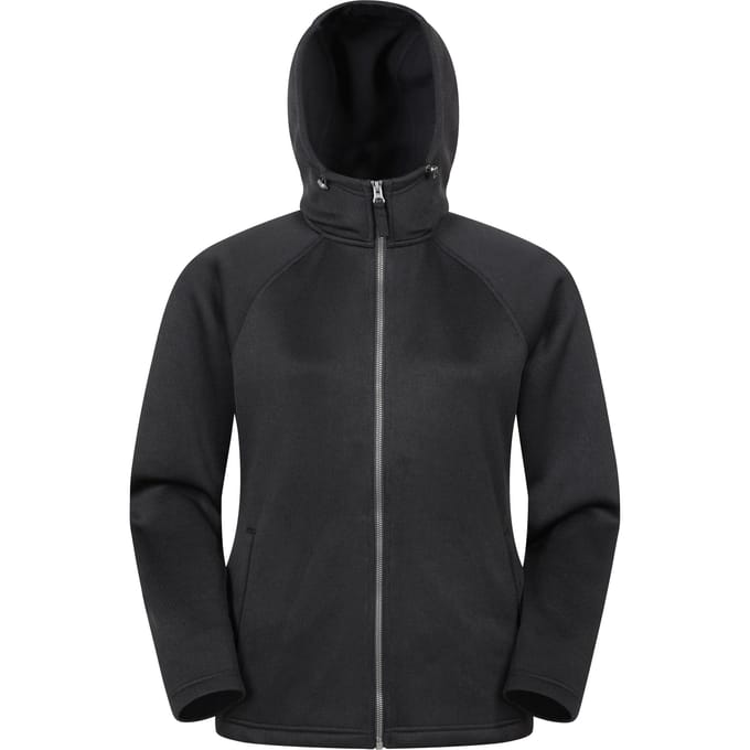 Mountain Warehouse Dames/dames Nevis Full Zip Hoodie (Jet Zwart)