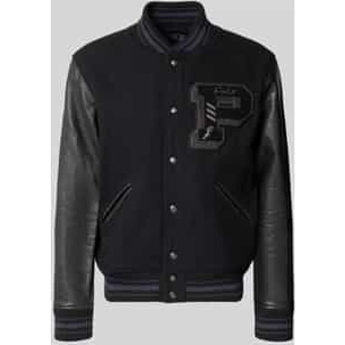 Regular fit jack van kalfsleermix, model 'BROKEN'