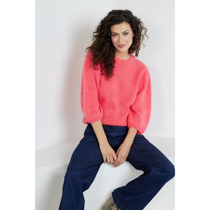 Pullover Gloria Neon coral