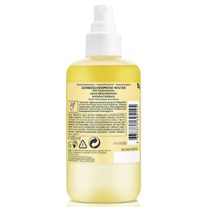 Vichy Capital Soleil SPF50 Hydraterend Zonbeschermend Water - Lichaam 200ml