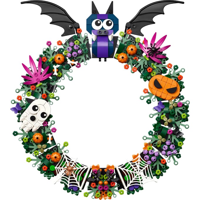 LEGO Halloweenkrans Halloween Decoratie Bouwpakket voor Kinderen en Tieners 40825