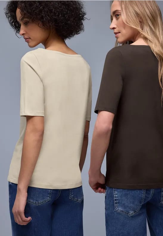Basic Shirt in een 2-pack