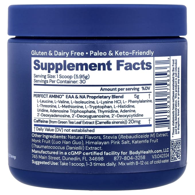 BodyHealth, Perfect Amino™, Mocha, 6.3 oz (178,5 g)
