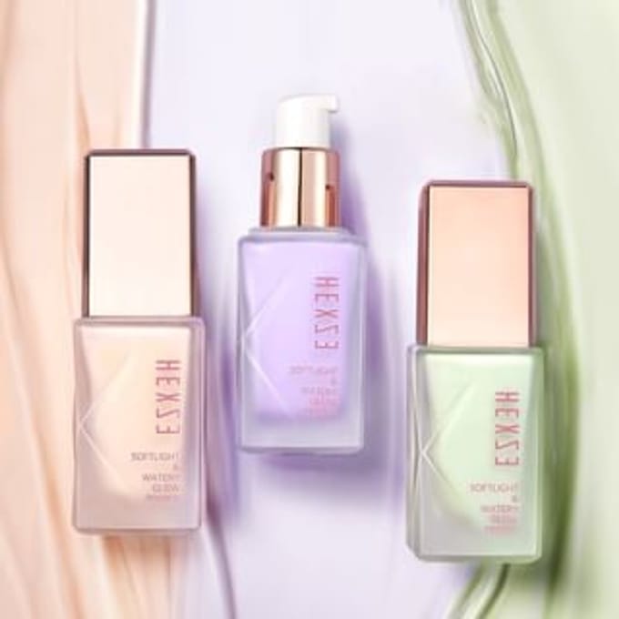 HEXZE - Softlight and Watery Glow Primer - 3 Colors #Pink - 30ml