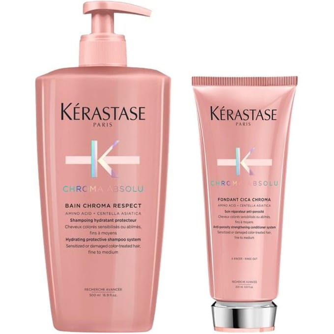 Kérastase Chroma Absolu Bain Chroma Respect 500ml + Fondant Cica Chroma 200ml