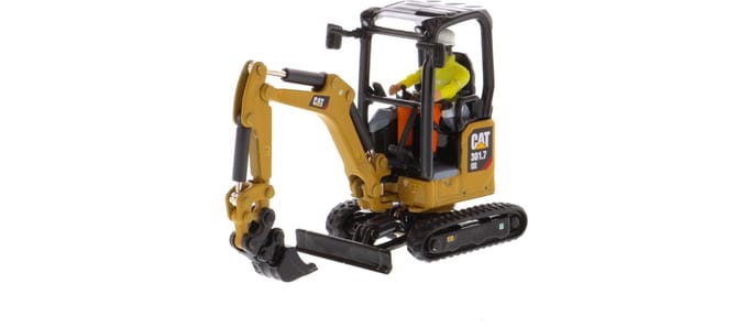 Diecast Masters Cat 301.7 Mini HEX - Mini graafmachine 1:50 - Verzamelaarsmodel