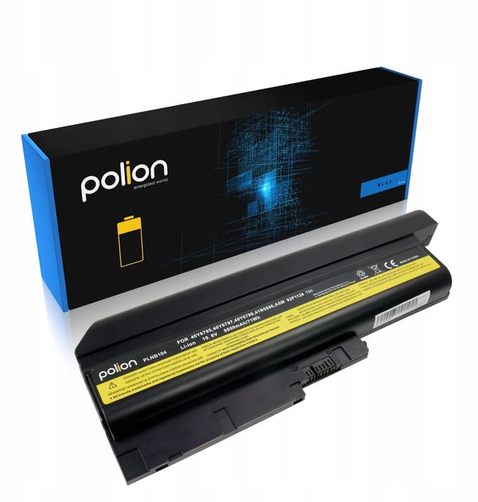 Polion - Lenovo ThinkPad Bateria - Li-Ion - 6600mAh - 9 Cell