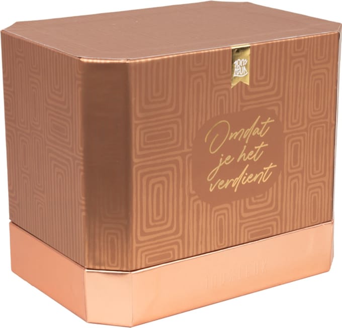 100%LEUK - Omdat je het verdient - Cadeaupakket