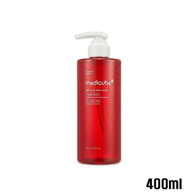 Medicube Red Acne Gel Douche Corps, 400g (14,1 oz) white