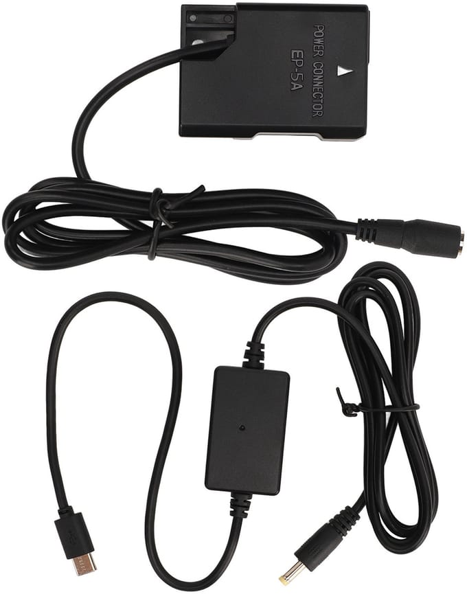 EN‑EL14 DC-koppelstuk dummybatterij met type C-stroomadapter voor Nikon D5600 D3300 D3500 D5100 D5500 D3100 D3200-camera