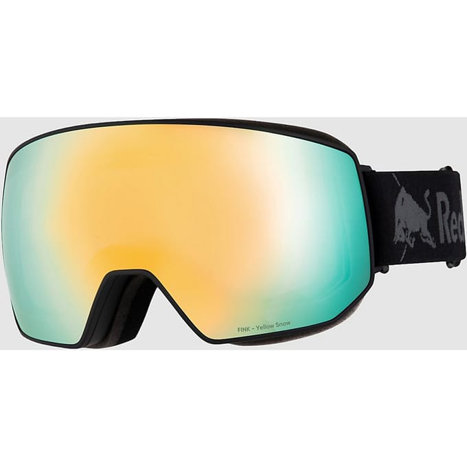 Red Bull SPECT Eyewear Fink Black Goggle geel
