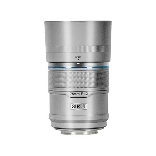 Sirui Sniper 75mm f/1.2 APS-C autofocus objectief Metaal  Sony E-bevestiging zilver