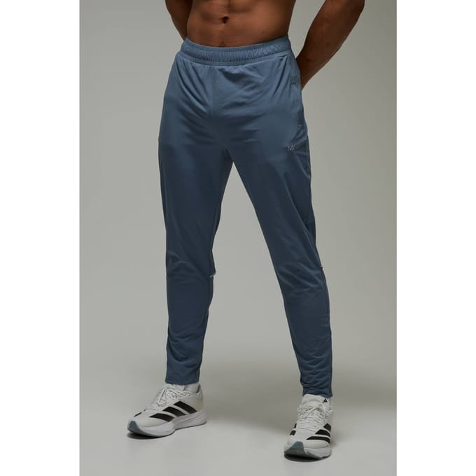 Heren Actieve Hardloop Ventilatie Taps Toelopende Jogger | Steel | Size Large