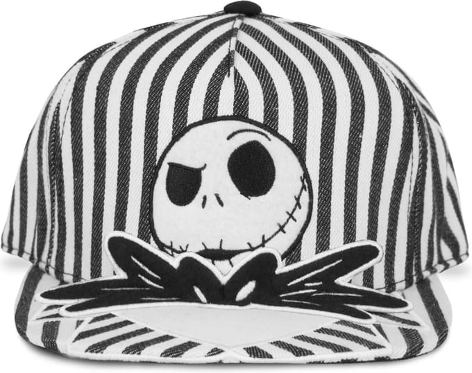 The Nightmare Before Christmas Jack Unisex Cap - zwart/wit - Standard