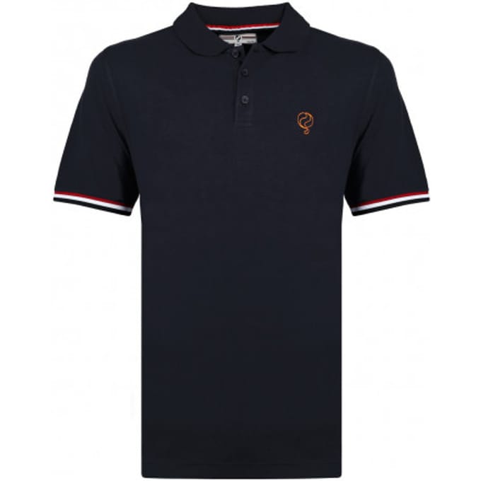 Q1905 Polo shirt bloemendaal donker