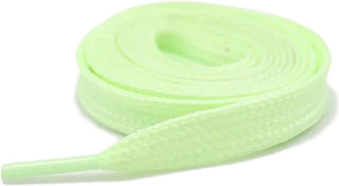 DW4Trading Neon glow in the dark schoenveters - 80 cm - 1 paar - groen