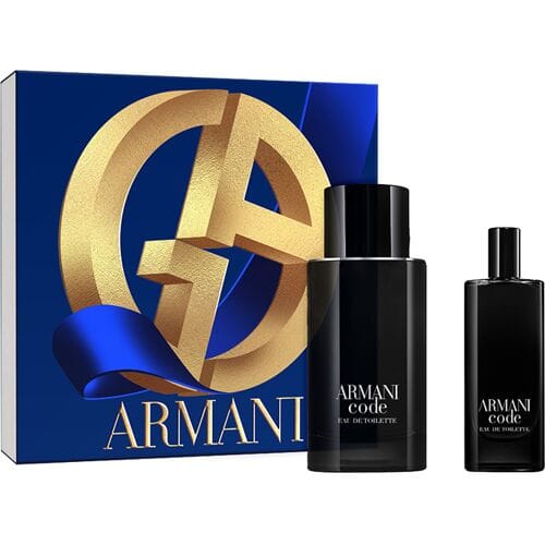 Armani Code Pour Homme - Eau de toilette spray 75ml & eau de toilette Travelspray 15ml - Giftset