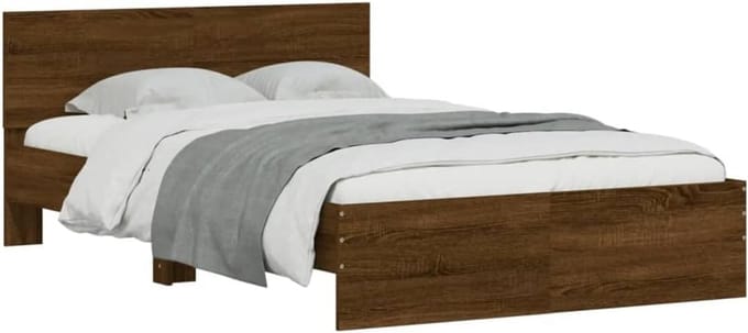 Twijfelaar Bedframe Houten Uitstraling met Hoofdeinde 120x200 cm