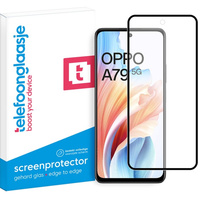 OPPO A79 5G screenprotector Edge to Edge