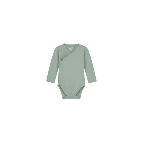 Prénatal basis romper met overslag Midgreen 44 unisex