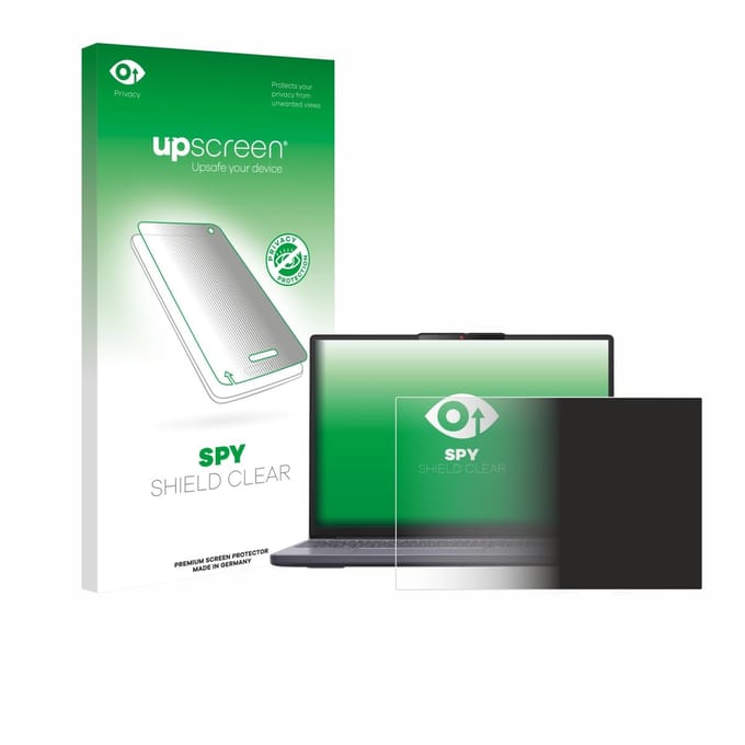 upscreen - privacy screenprotector voor Lenovo IdeaPad Slim 3 Gen 10 15" - Folie Beschermfolie Blauwlichtfilter
