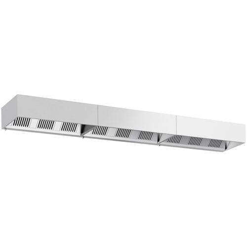 GGM Gastro Kastenhaube - 5800mm - mit Filter & Lampe Zilver