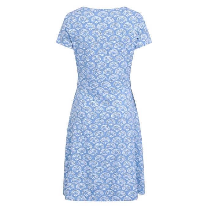 Mountain Warehouse Dames/Dames Orchidee Zeeschelpen UV-bescherming Midi Dress (Lichtblauw)