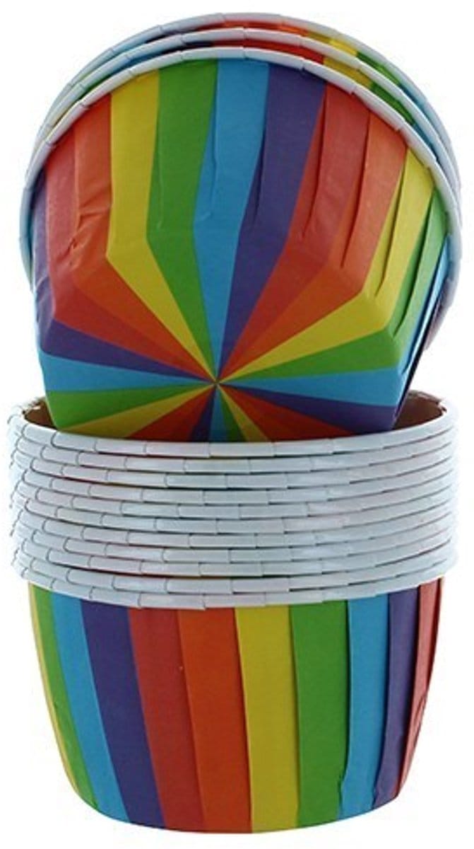Culpitt Baking Case Cup Regenboog -24st-