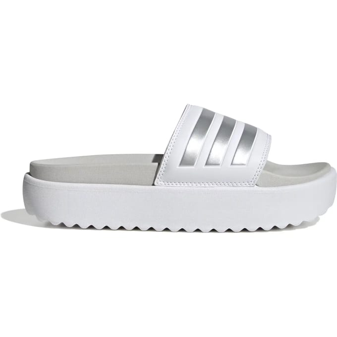 Adidas Sportswear Adilette Platform Badslippers - Dames - Wit