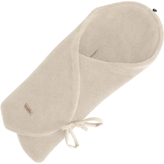 Dubbelzijdige wollen swaddle deken baby Zaffiro Sierra