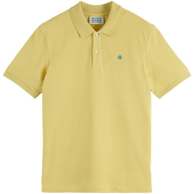 Scotch & Soda Seasonal Core Pique Chest Logo Polo