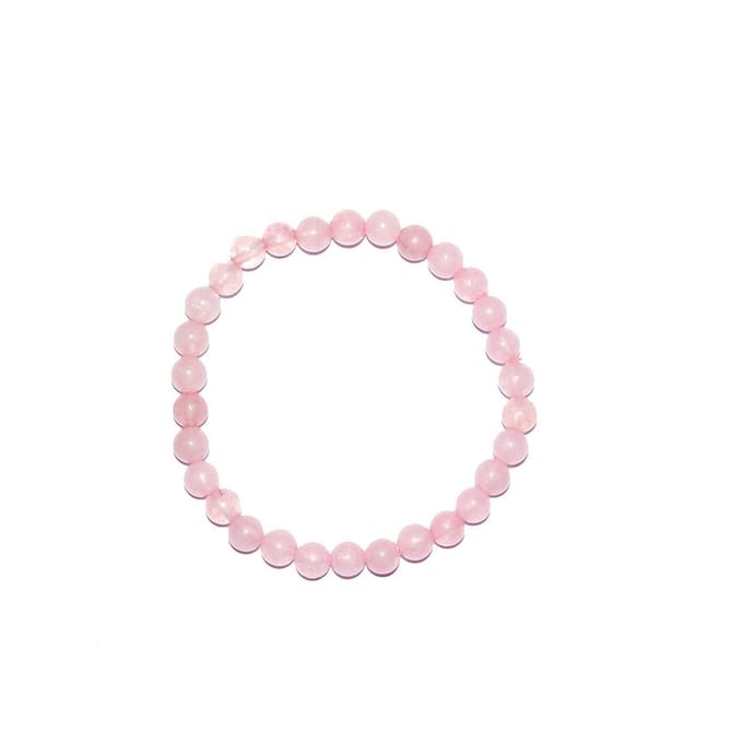 Rozenkwarts armband - Pure