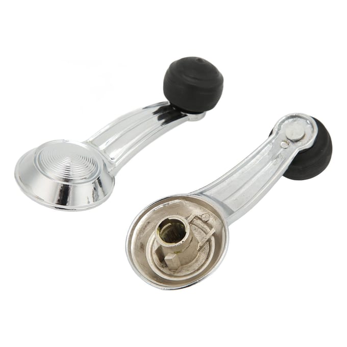 2 stuks Deur Raam Slinger Handgreep Metaal Chroom Vervanging voor Cadillac Cimarron Eldorado white