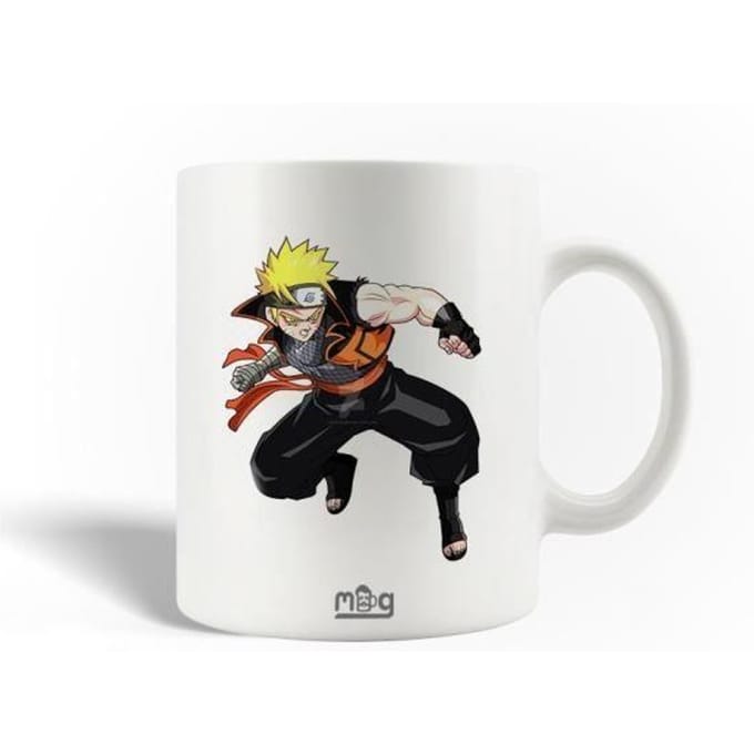Keramische Mok - Naruto - 30cl - Vaatwasmachinebestendig - Wit - Hoogte 9,5 cm