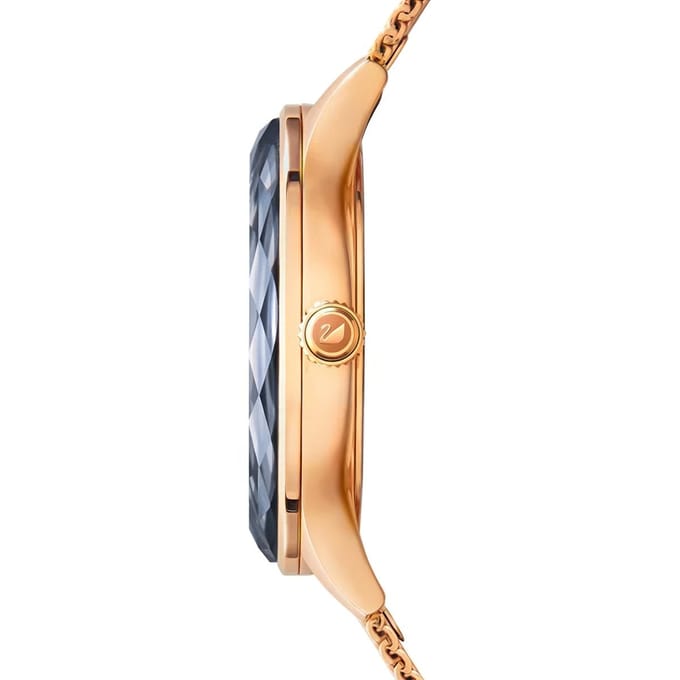 Swarovski 5430424 Octea Nova Mini Roségoud Zwart Dameshorloge 36 black