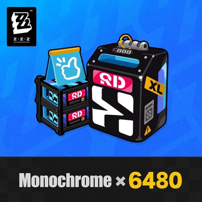 Zenless Zone Zero 6480 + 1600 Monochromes