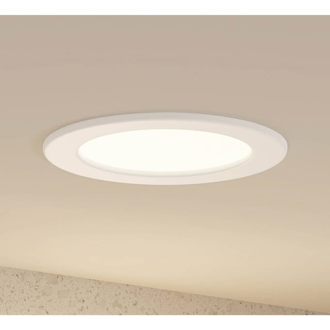 Prios LED inbouwlamp Cadance, wit, 17 cm, CCT, IP44