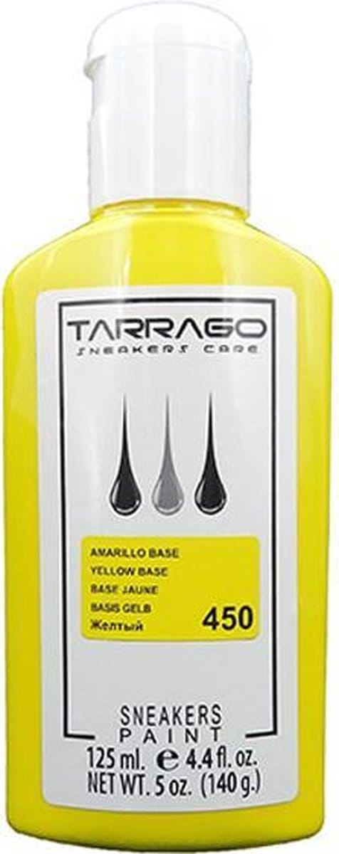 Tarrago Leerverf 125ml - CMYK Geel #450 | Voor glad leer, synthetisch leer en canvas