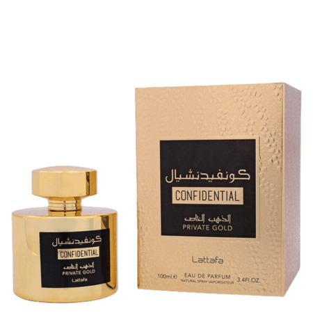 Lattafa Lattafa Confidential Private Gold eau de parfum spray (unisex) 100 ml