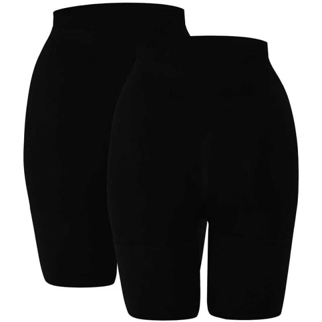 Sarlini Dames Corrigerende Shorts Naadloos 2-Pack Zwart - Maat L