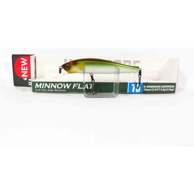 Yo Zuri Duel Hardcore Minnow Flat 70SP Suspend Lure R1358-MGSA (3752) gray