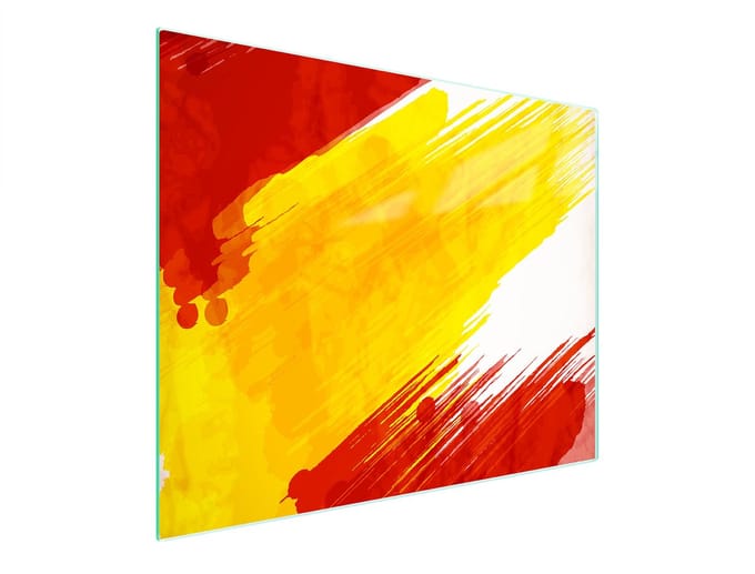 TMK ArtDeko - Snijplank - Glas - 52x30cm - Kleurvol
