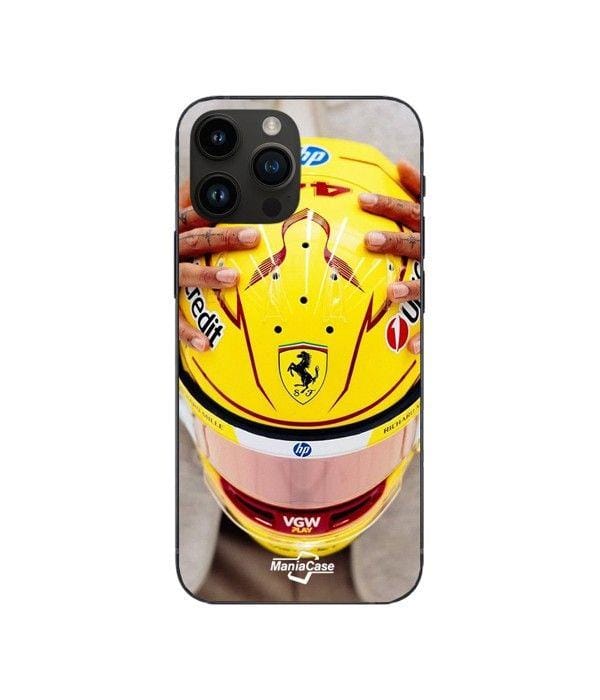 Coque de téléphone - Ferrari - Iphone 12 Pro Max - Souple - Silicone - Hamilton 44 zwart