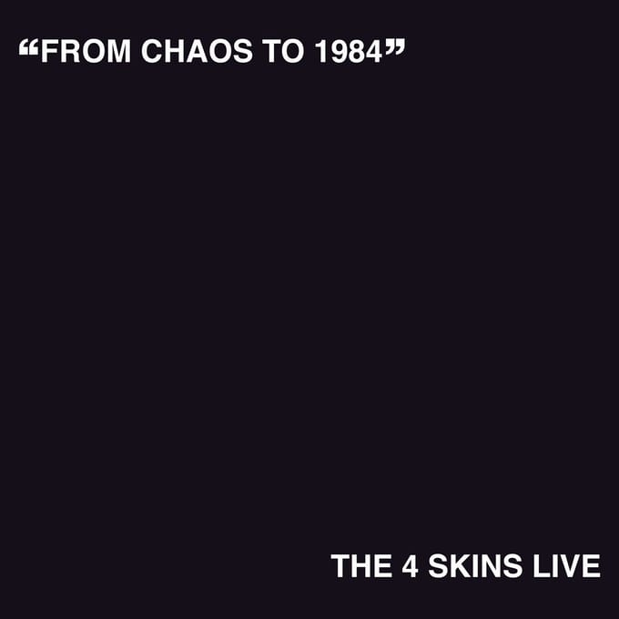 The 4 Skins - From Chaos To 1984 (The 4 Skins Live) (LP) (Coloured Vinyl)