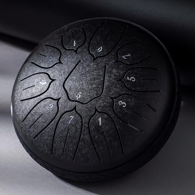 6 inch 11-Tone Steel Tongue Drum Handpan Drums met drumstokken Percussie Muziekinstrumenten paars